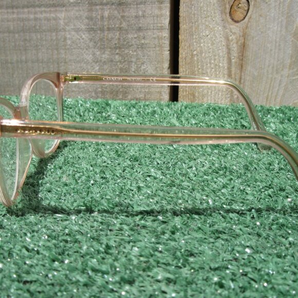 Coach Transparent Pink Eyeglass Frames ONLY 6138 w/ Case 5668 main image 7
